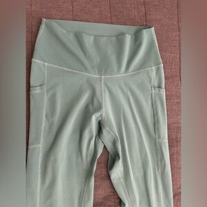 High-Waisted Green Leggings